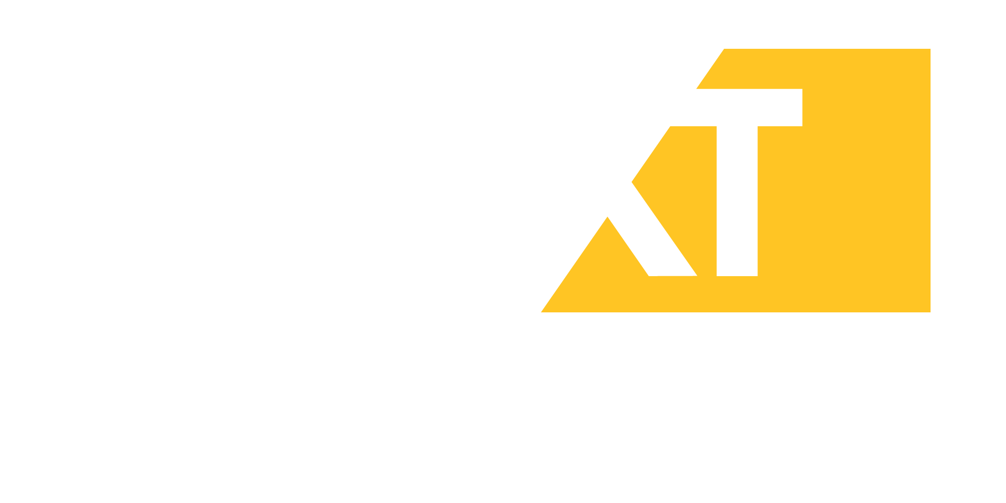 Nextlogistic logo white and yellow