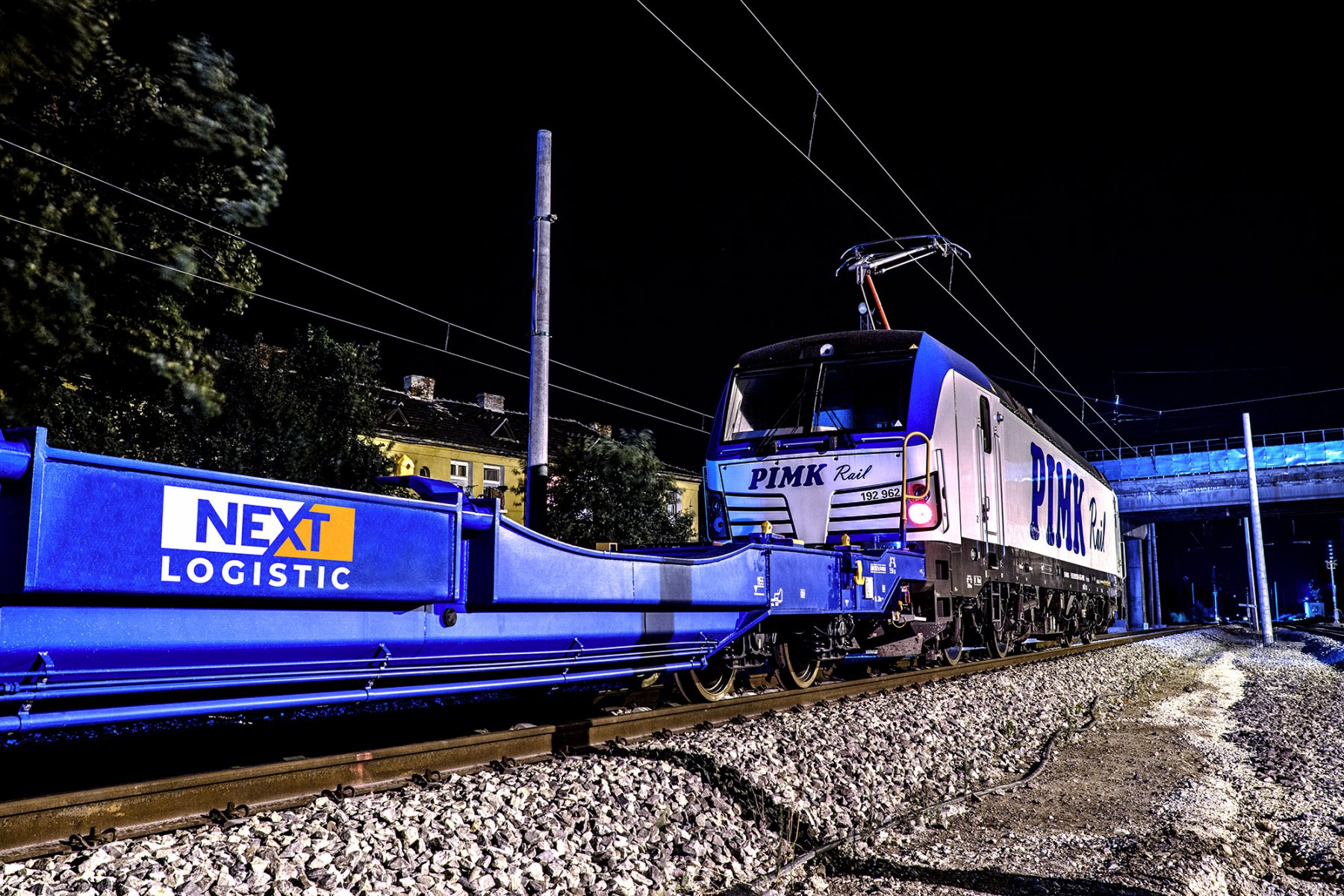 Nextlogistic Интермодален транспорт - влак pimk rail